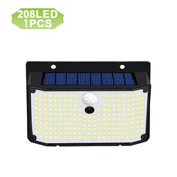 Enhanced Solar Lights Outdoor, Waterproof Wireless Motion Sensor Security Lamp with 3 Modes for Garden, Fence, Yard, and Deck (1PC)