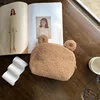 Portable Shell Makeup Bag Storage Bag Cute Plush Makeup Bag Customized Name Handheld Bag with Hand Gift Gift 5