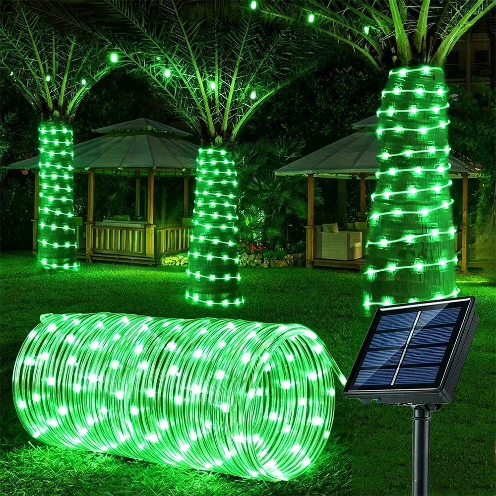 Solar-Powered Outdoor Waterproof Twinkle Fairy Lights