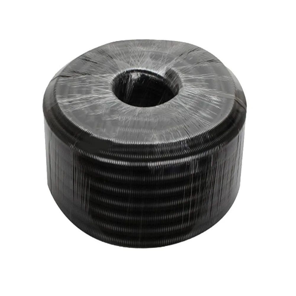 

98.43FT 1/4 3/8 Protecting Tubes Split Wire Loom Conduit Plastic Tubing Black Color Sleeve Tube Garden Accessories