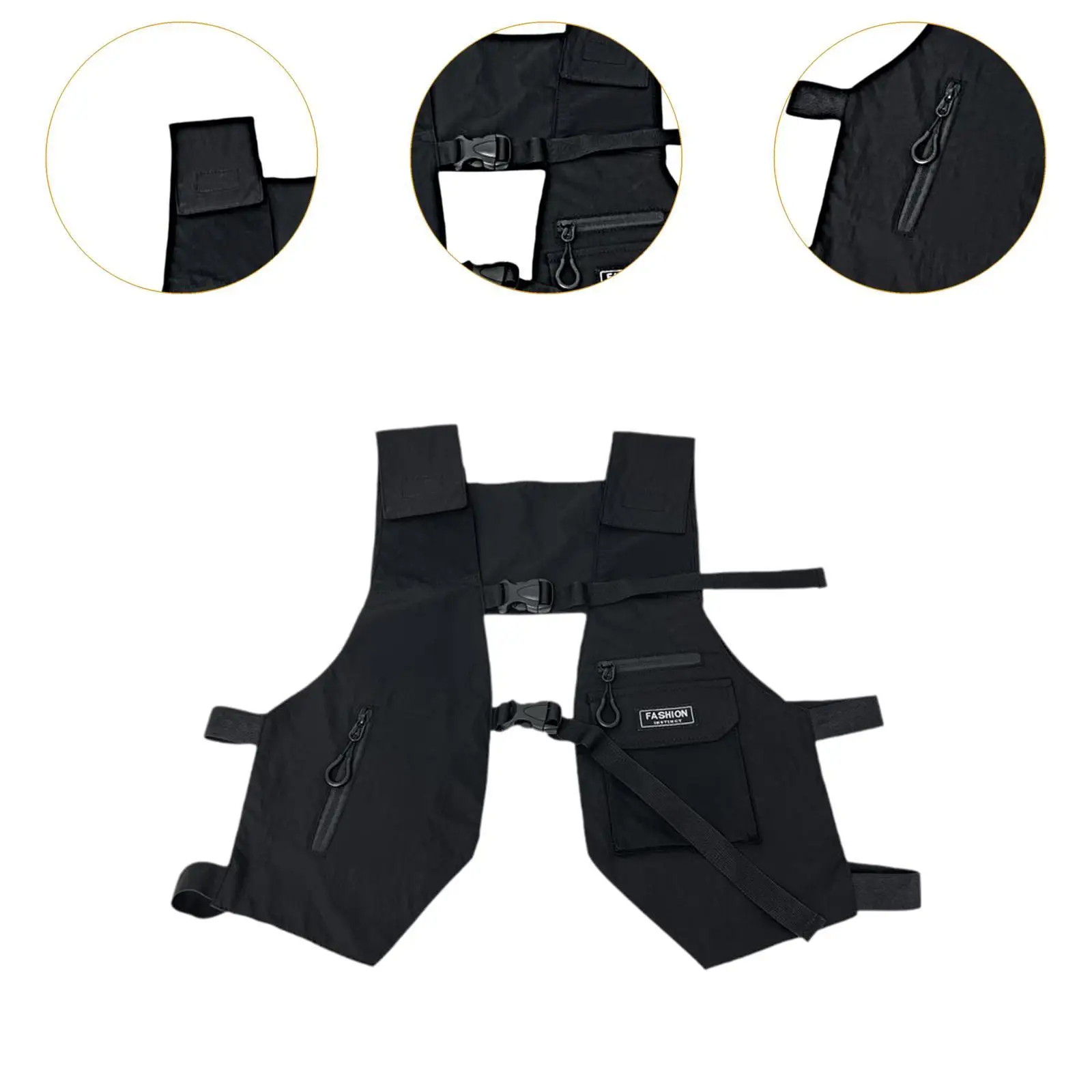 Outdoor Vest Bag Lightweight Waistcoat Multi Pockets Work Vest Hiking Workwear Jacket for Camping Backpacking Mountaineering