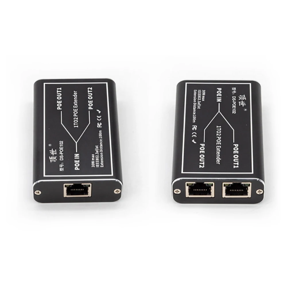 PEGATAH 기가비트 POE 익스텐더 2 포트 100/1000M 네트워크 스위치 리피터 30W IEEE802.3af/at PoE 스위치 NVR IP 카메라용 플러그 앤 플레이