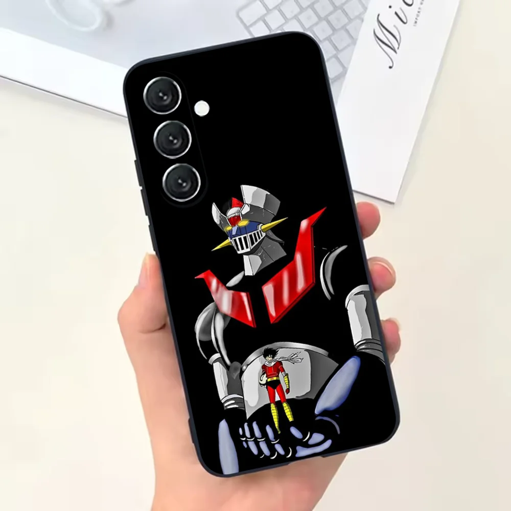 Mazinger Z Robot Themed Soft Black Phone Case