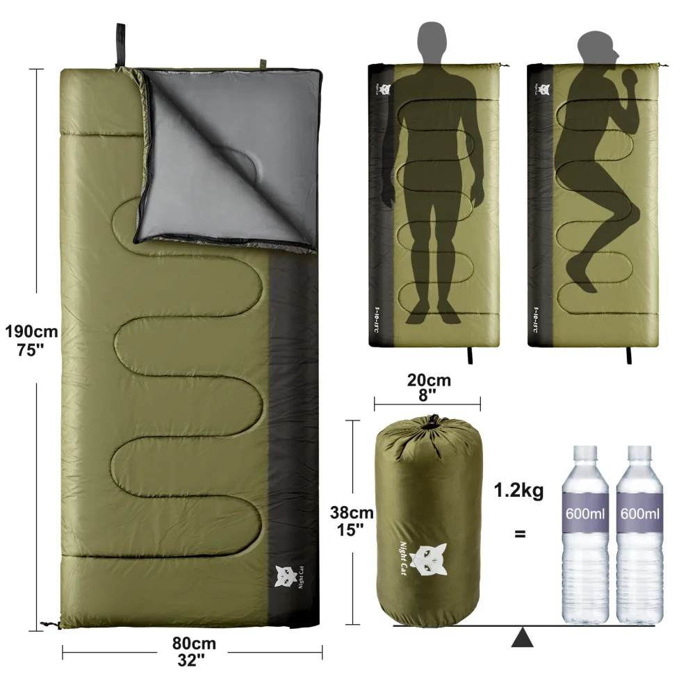 Night Cat Camping Sleeping Bag 3