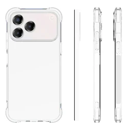 Shockproof Air Cushion Clear Silicone TPU Back Cover Soft Case for Blade V80 Pro 4G (Clear Airbag Case)