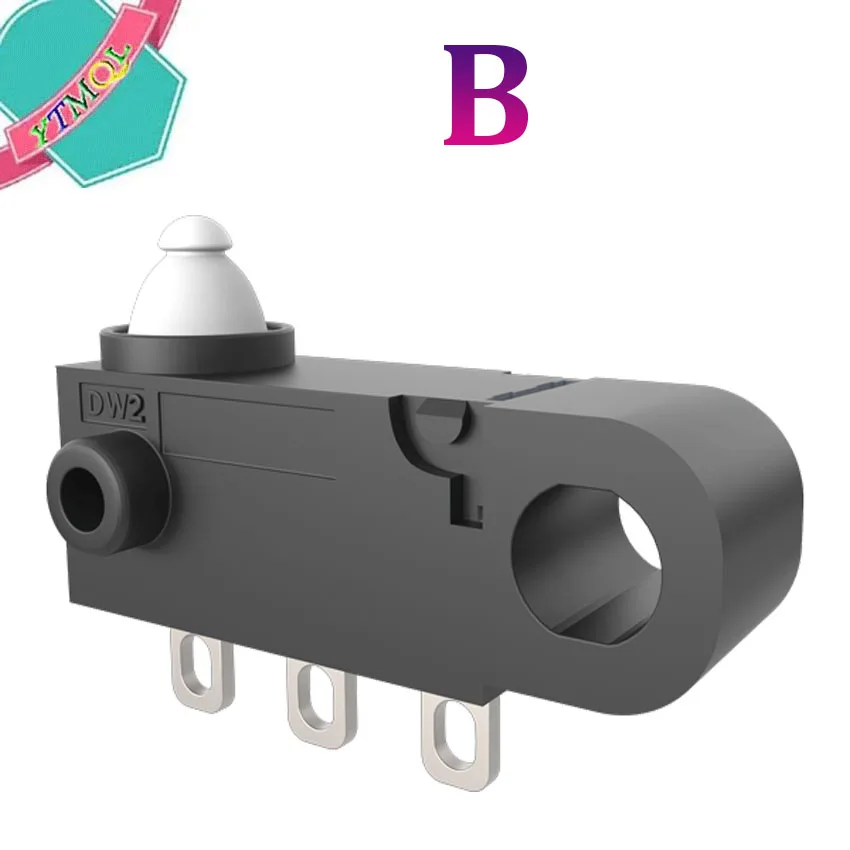 1pcs מתג מיקרו עמיד למים dw2 ip67 עמיד למים מגבלת נסיעה גבוהה, לחצן טעינה ארוכה אקדח