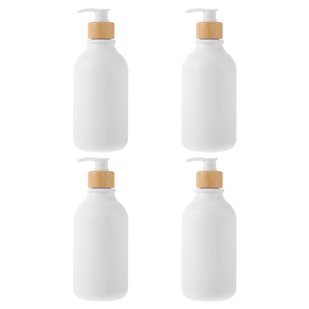 

4 шт., деревянные дозаторы для жидкого мыла и шампуня