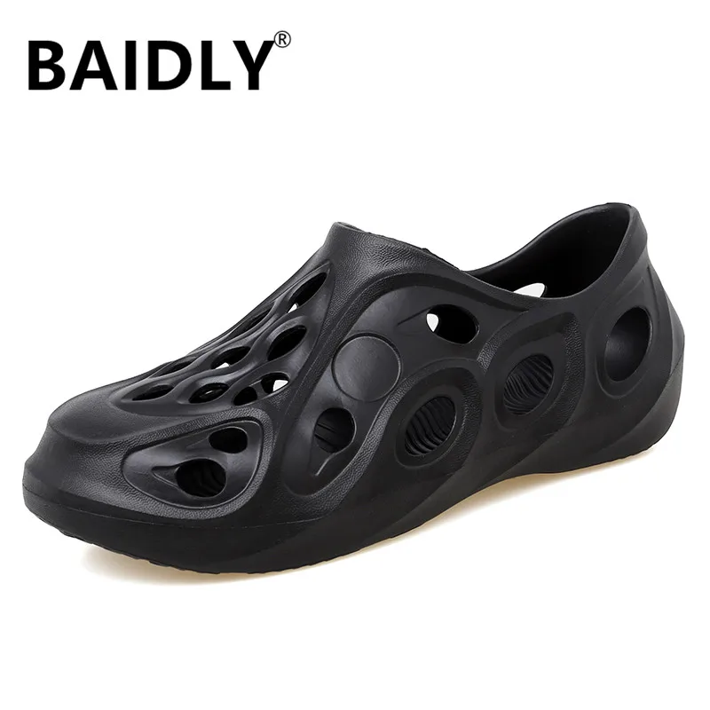 

Men Home Slippers Summer Garden Shoes Quick Dry Sandals Male Beach Sandals High Quality Clogs Women Cheap Bathroom Slippers