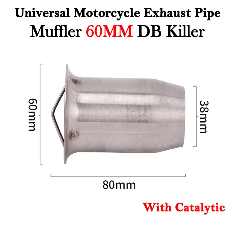 Silencieux DB Killer Amovible 49 Mm Pour échappement Yoshimura - Acier Inoxydable, Réduction Bruit