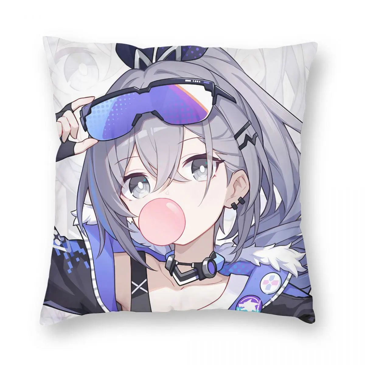 

Silver Wolf Game Honkai Star Rail Pillowcase Printing Cushion Cover Decorative Pillow Case Cover Home Wholesale 45X45cm