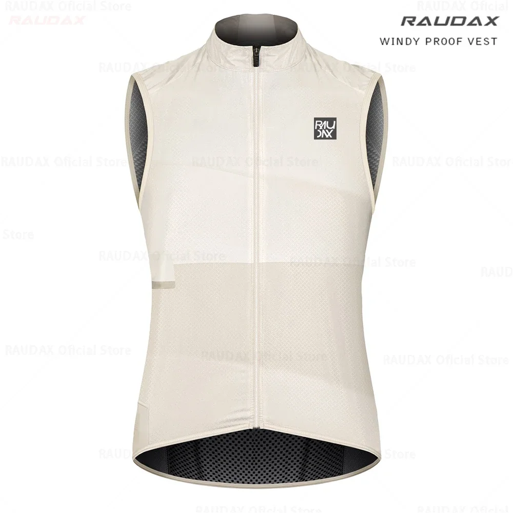 Raudax New Men Cycling Vest Wind Men 2025 Sleeveless Bicycle Gilet Lightweight Outdoor Windproof MTB Sports Wind Reflective Vest 3