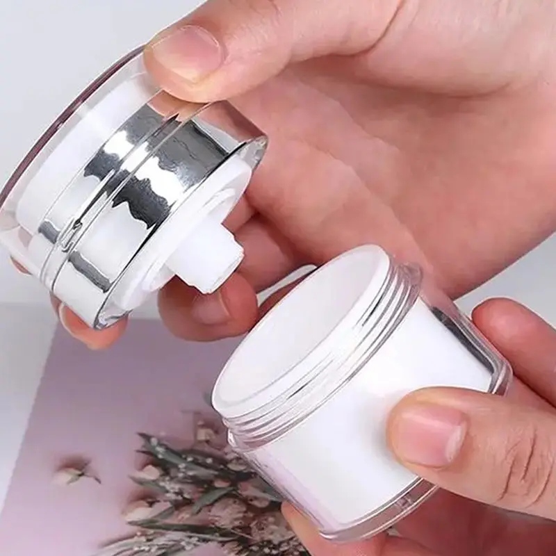 15/30/50ml Air Pump Moisturizer Jar Container Empty Cream Subpackage Vacuum Bottle for Skincare Face Makeup Lotion Creams