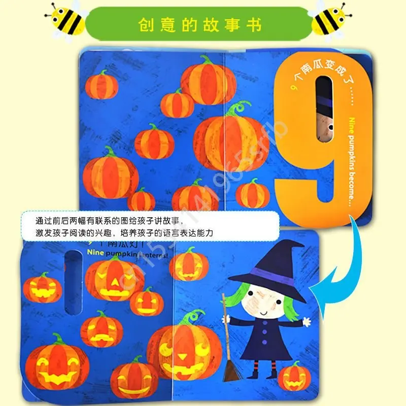 Interesting Creative Learning Book Magic Number 123 Magic Letter ABC Infant Kids Children Enlightenment Cognitive Book