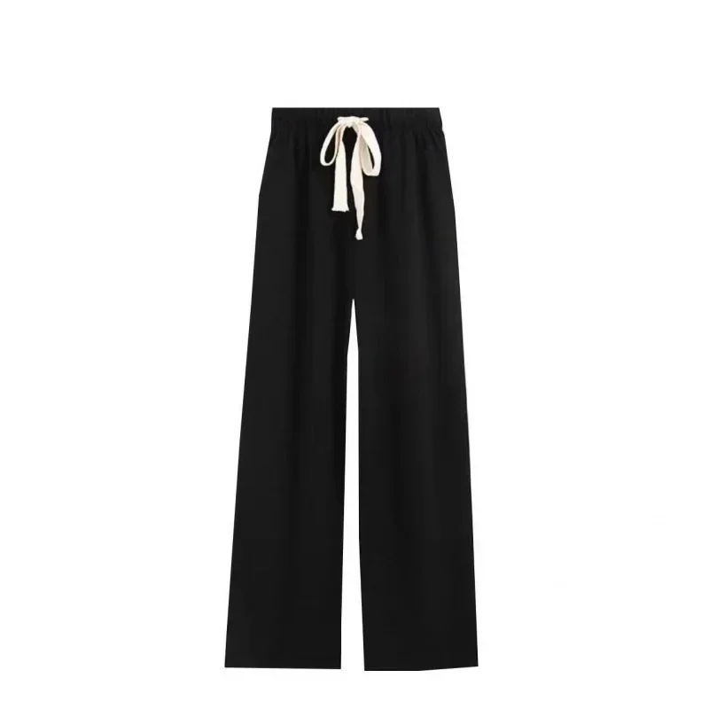Women's Knitted Sweater Cardigan And Wide Leg Pants Set V Neck Splice High Waist Two Piece Suite Fashionable Casual Wear_voghion.com