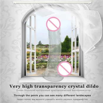 Skin Feeling Realistic Dildo Soft Material Huge Big Penis with Suction Cup Sex Toys for Woman Strapon Female Masturbation 5