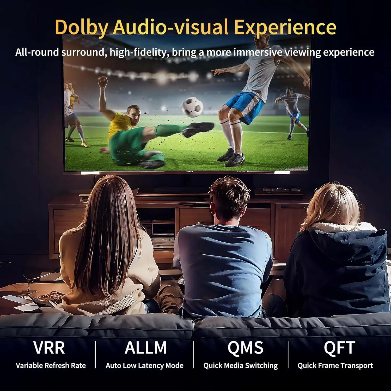 Ultra High-Speed Flat HDMI Cable with 8K and 4K Support, 48Gbps HDR and EARC Capabilities