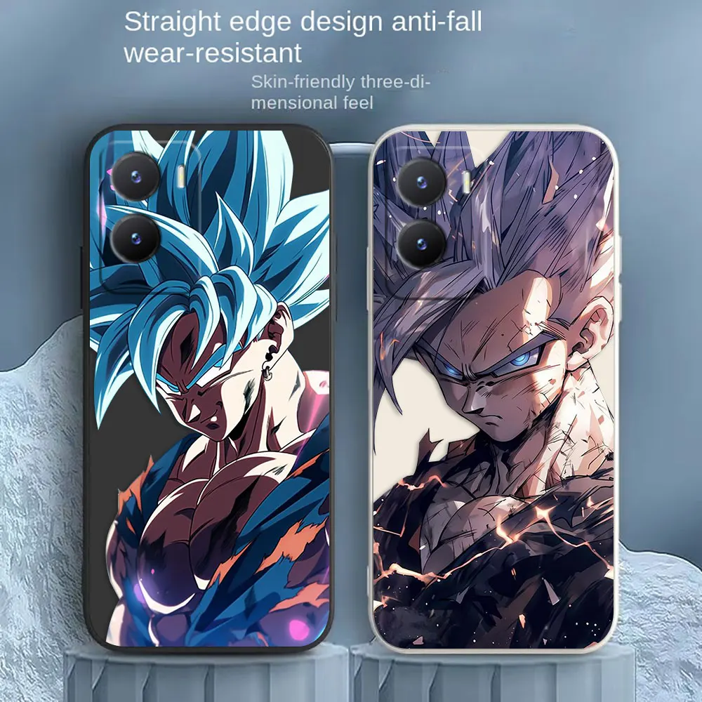 

Anime S-Super S-Saiyan G-Goku Phone Case For VIVO Y55S Y31 Y33S Y55 Y35 Y51S Y52S Y53S Y66 Y73S Y77 5G Y85 Y93 Case Funda Shell