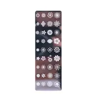 Useful Nail Art Stamping Plate Reusable Leaf Flower Printing Solid DIY Manicure Template Nail Tool 1