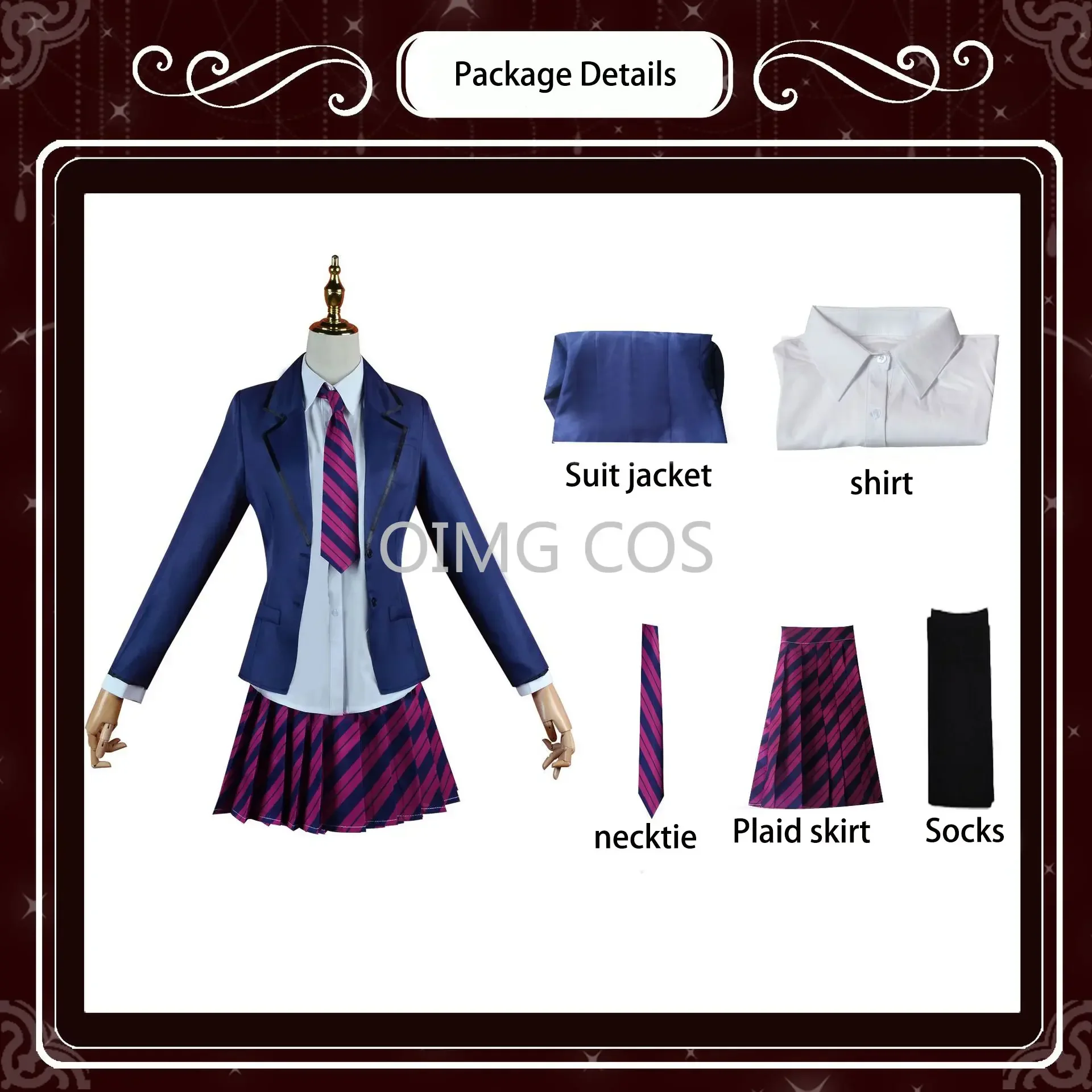 Komi Can\'t Communicate Komi Shoko Osana Najimi Cosplay Costume Outfits Shirt Tie Short Wig Neck Women Anime Uniform Halloween