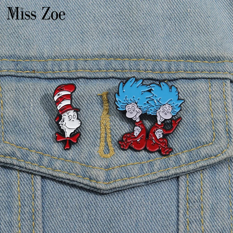Niedliche Zeichentrick figur Emaille Pins benutzer definierte Broschen Revers Abzeichen lustiges Schmuck geschenk für Kinder Freunde