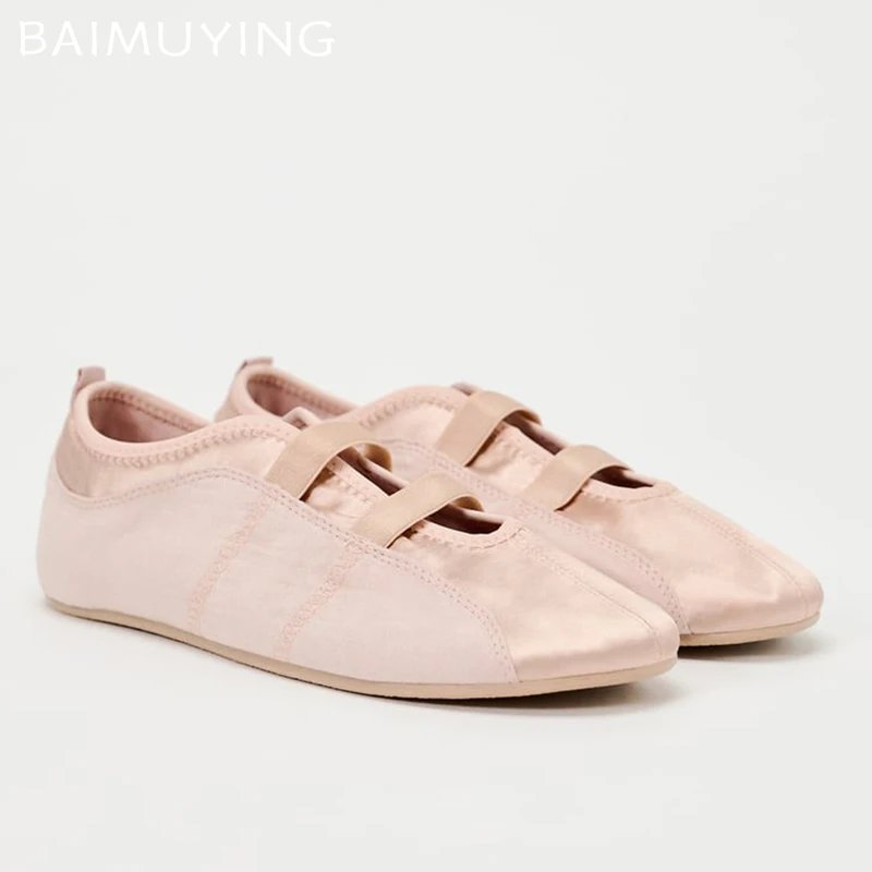 Woman Ballet Flats Shoes Fashion Elegant Sneakers Woman 2024 Trend Winter New Designer Walking Cozy Dress Mary Jane Shoes Mujer 3