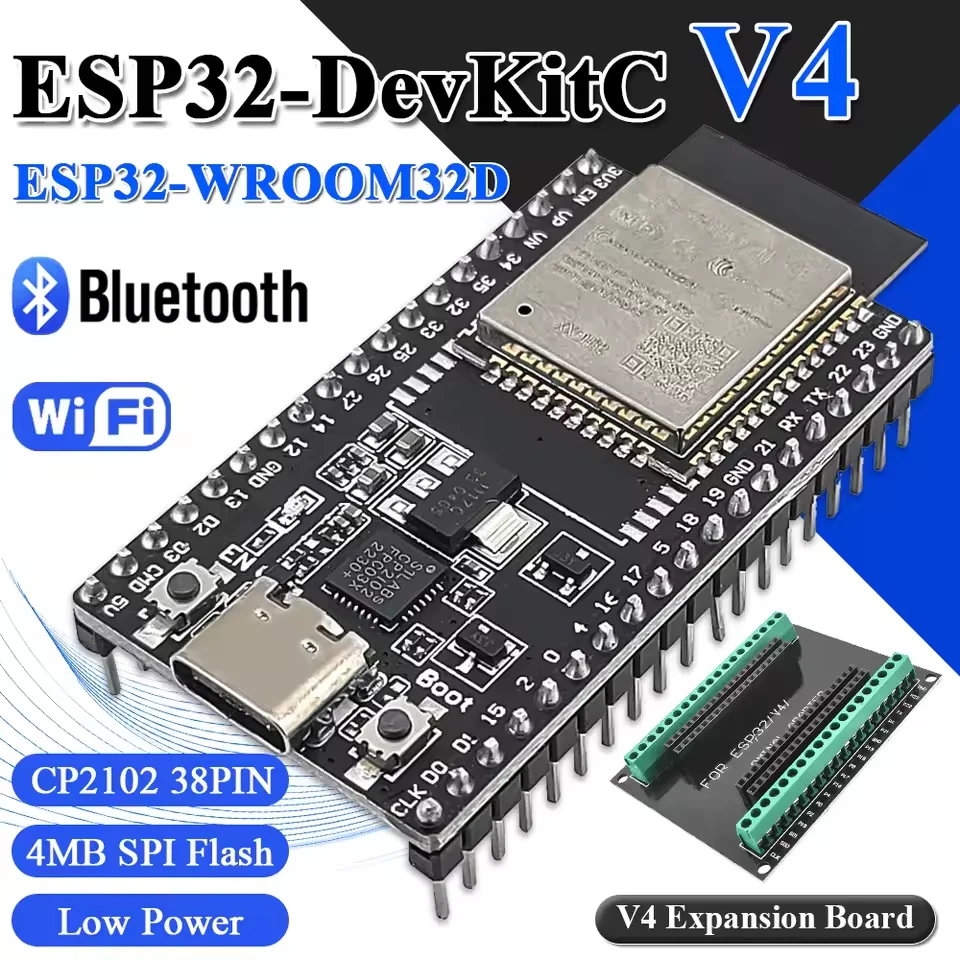 รูปสินค้า ESP32 พัฒนา WiFi Bluetooth GPIO บอร์ดควบคุม