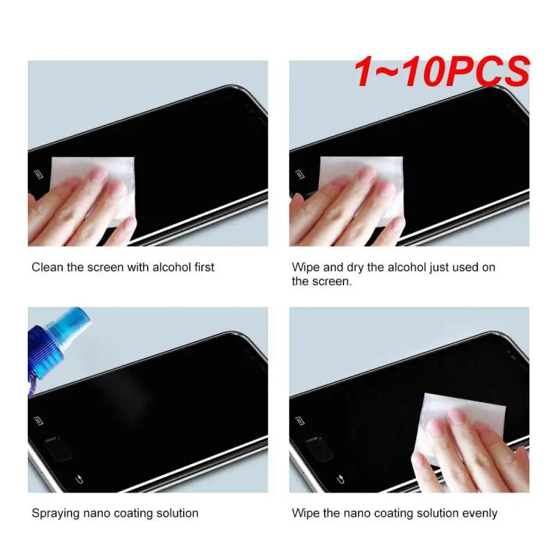 1 ~ 10Pcs Nano Liquid Glass Screen Protector Per Telefoni Cellulari Tablet Orologi Occhiali Fotocamere Smartphone Universale