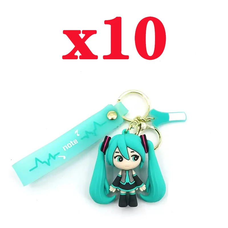 Hatsune Miku Anime Doll Keychain Pendant – Cute Cartoon Decoration Accessory and Backpack Charm Gift