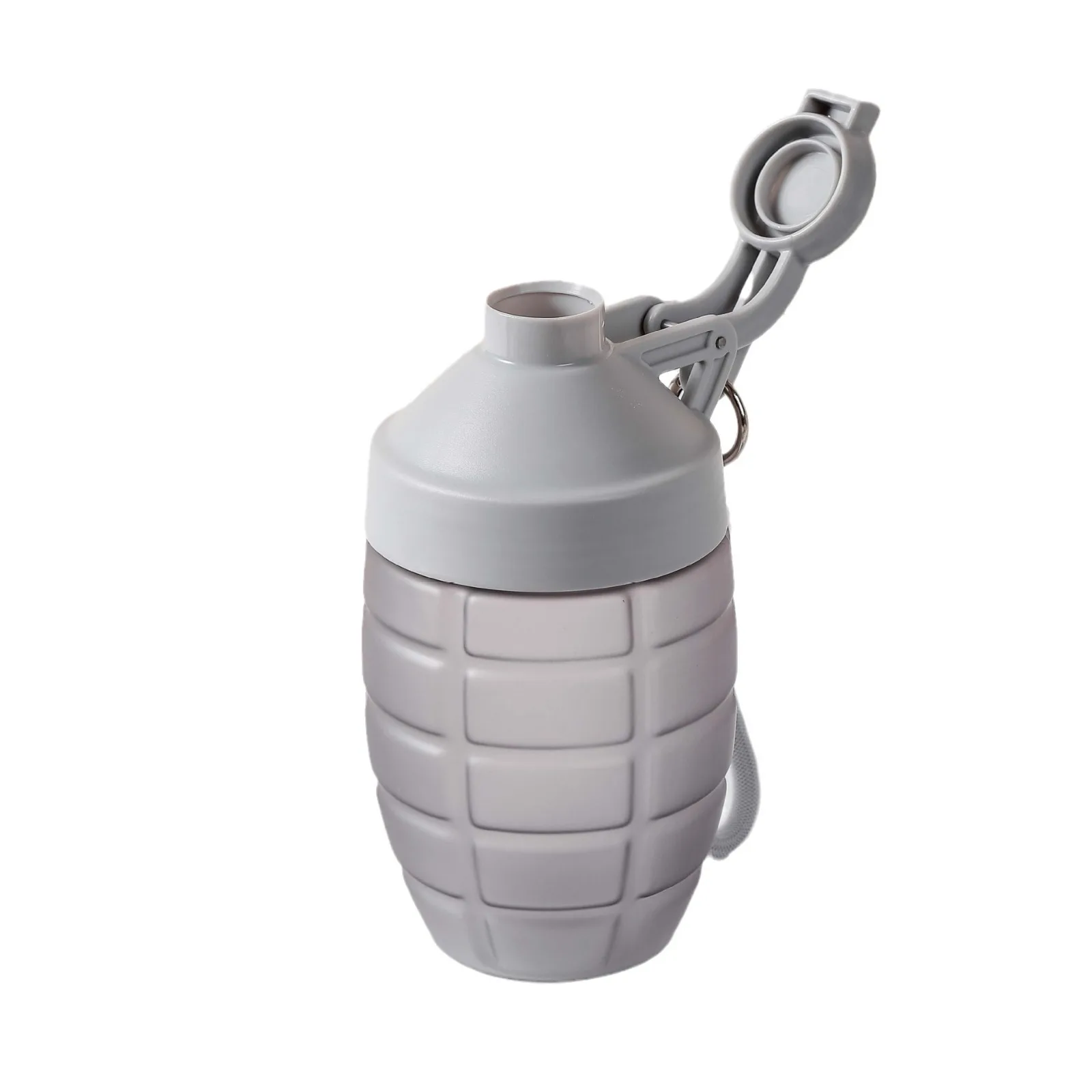 600ML Whey Protein Shaker Bottle Pineapple Shaped Gym Shaking Water Bottle With Shaker Ball Plastic Bpa Free