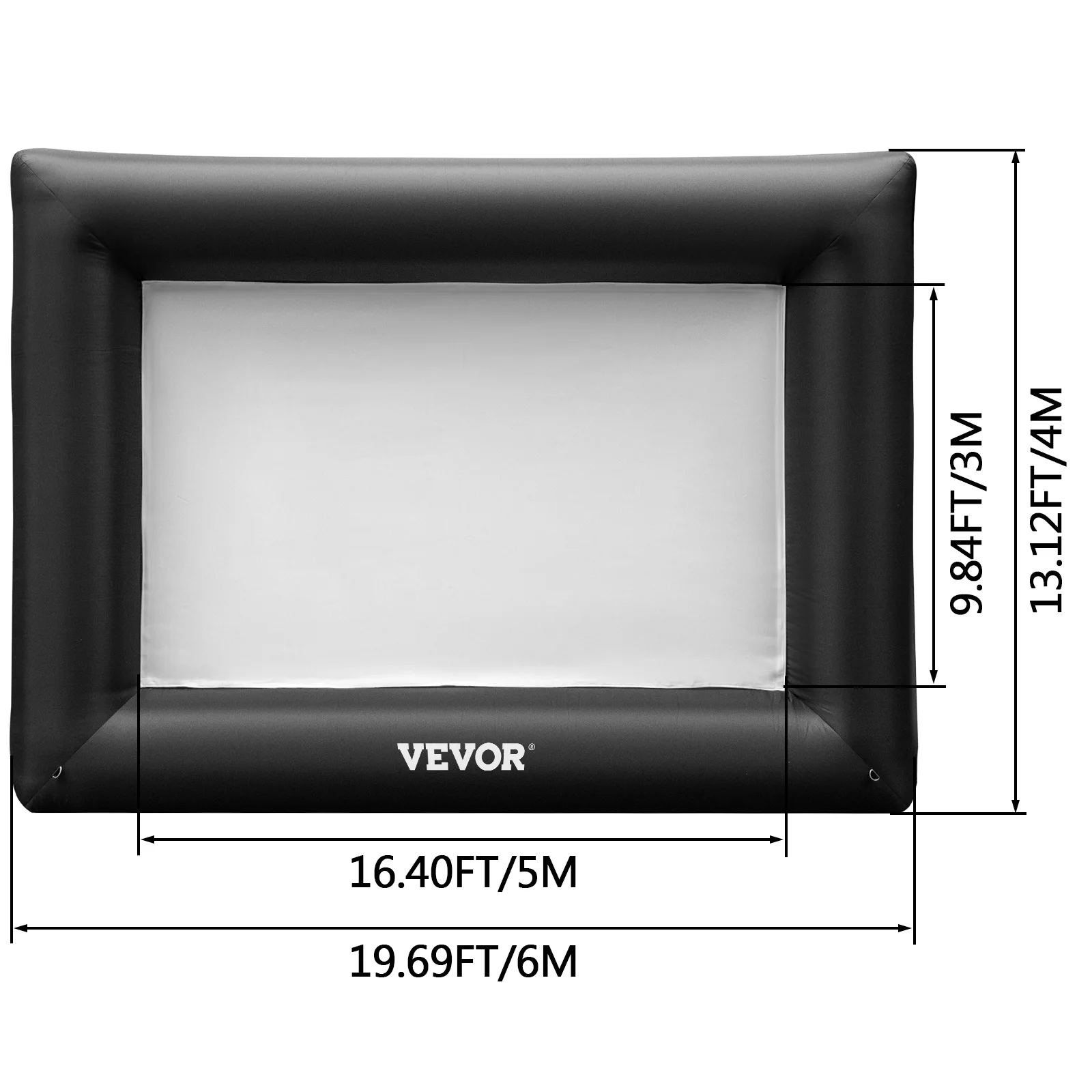 VEVOR Inflatable Movie Screen 24FT 6
