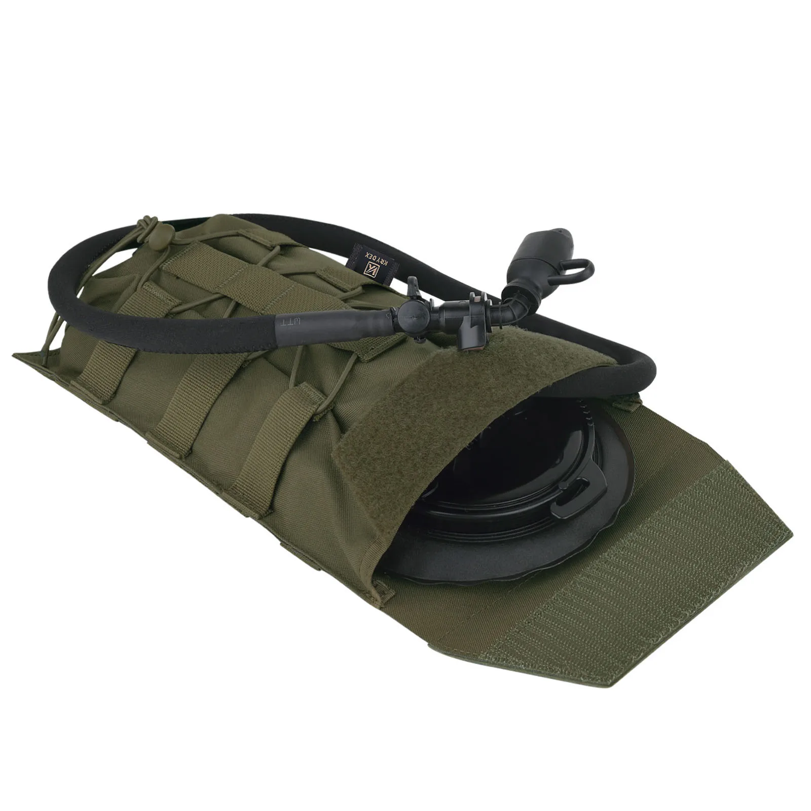KRYDEX 500D Tactical 50 oz Hydration Carrier MOLLE Pouch Modular 1.5L Water Bladder Bag Pack Hunting Outdoor Hiking Accessories 4