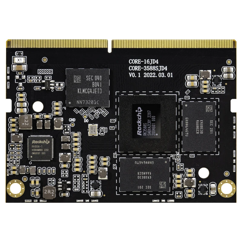Youyeetoo Core-3588SJD4 RockChip RK3588S 8 ھ 8K AI ھ , ִ 2.4GHz NPU 6 TOPS, UEFI Ʈ, ȵ̵ 12.0,  