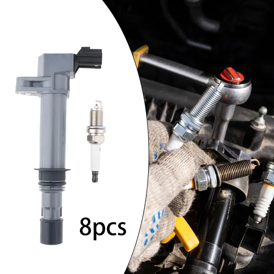 8X OEM UF270 Ignition Coils + Spark Plugs For Dodge Dakota Durango RAM1500 4.7L - Foto 8