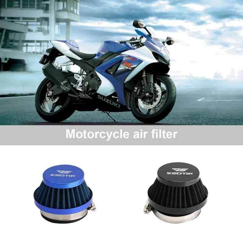 

Air Intake Filter Portable Motorcycle Refitting Accessories High Flow Cold Air Intake Adapters High-Performance Clamp-On Filter