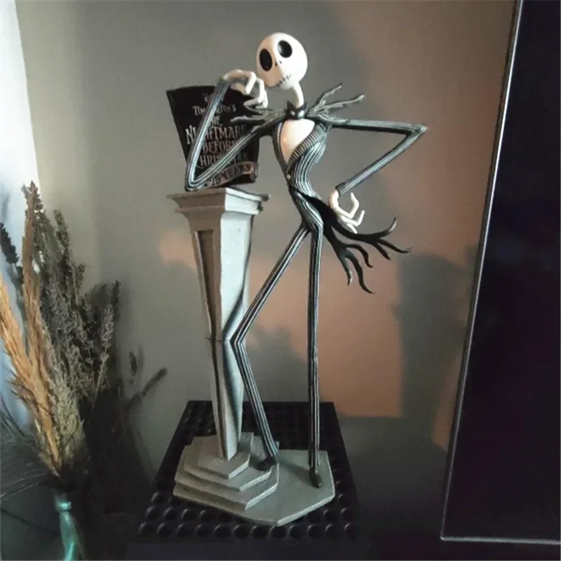 

Anime 30cm The Nightmare Before Christmas Jack Skellington Action Figure PVC statue Collectible Model Toy kids child gift
