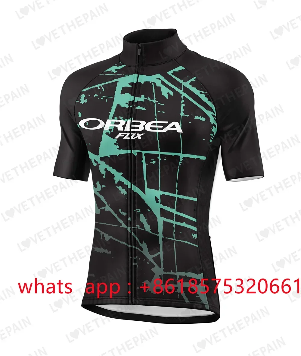 

ORBEAFOX SPAIN Men's Cycling Jersey 2024 Summer Mountain Bike Short Sleeve Uniform Maillot Ropa Ciclismo Hombre Bicycle Cycling