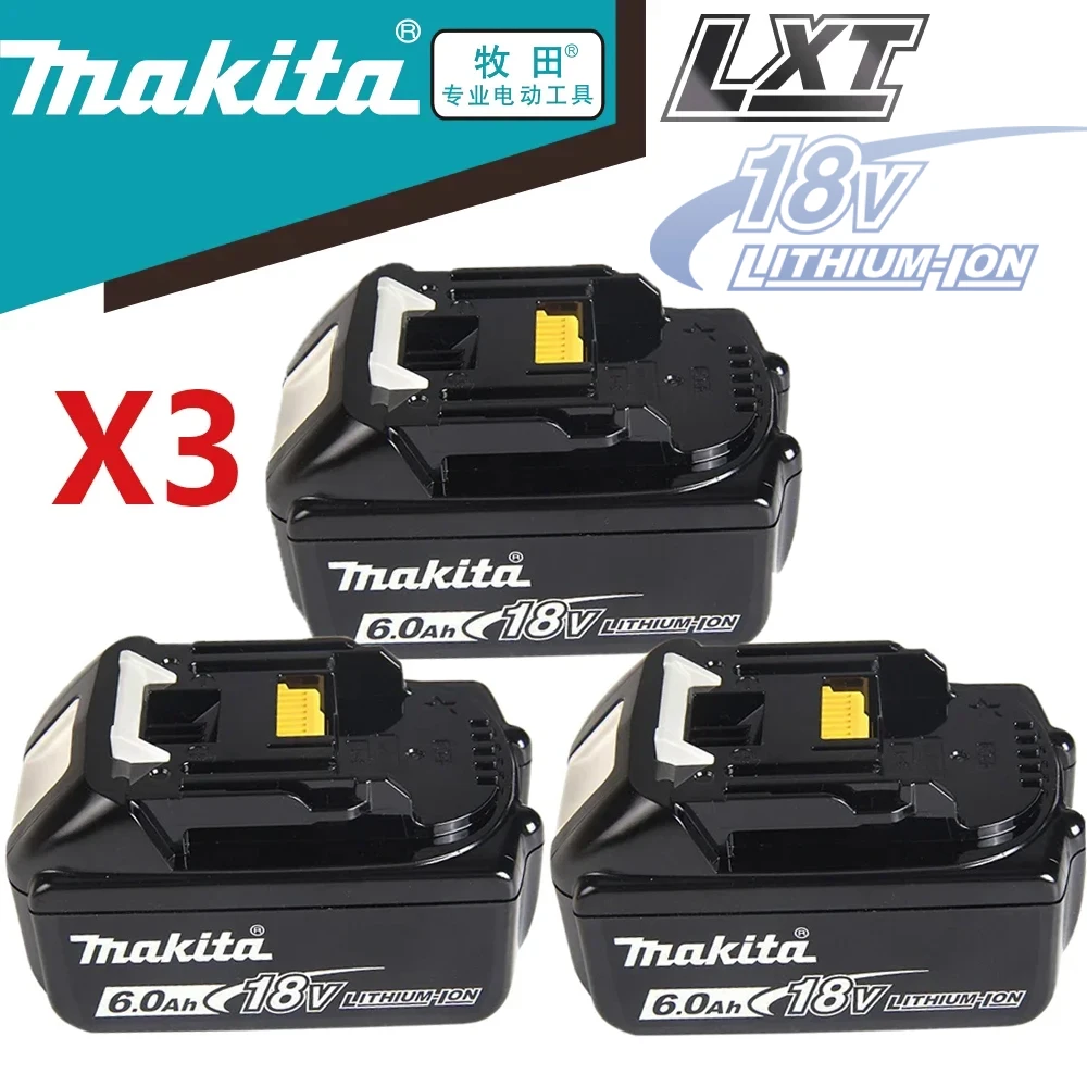 Original Makita Ladegerät Mit 2 Akkus 5ah Original-makita-6ah-5ah-3ah-f-r-makita-18v-batterie-bl1830b-bl1850b