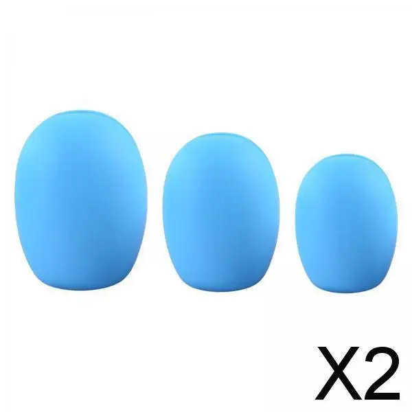 

2x3 силиконовых защитных чехла для кистей для макияжа, легко