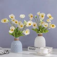 ins Simple Ceramic Vase Home Decoration Fake Flower Simulation Flower Storage Room Decoration
