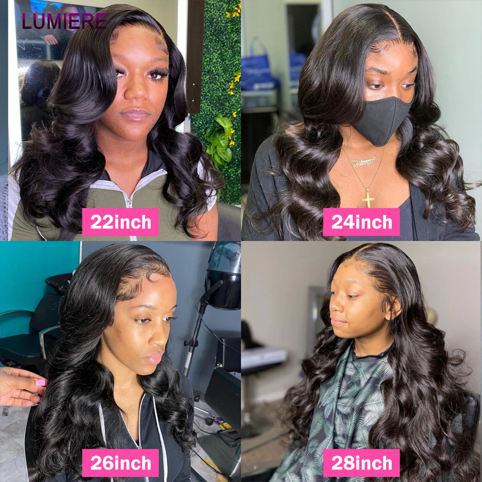 Body Wave Frontal 13x6 HD Lace Frontal Only Pre-Plucked 13x4 Lace Frontal 4x4 5x5 6x6 HD Lace Closure Human Hair Nutural Black 6
