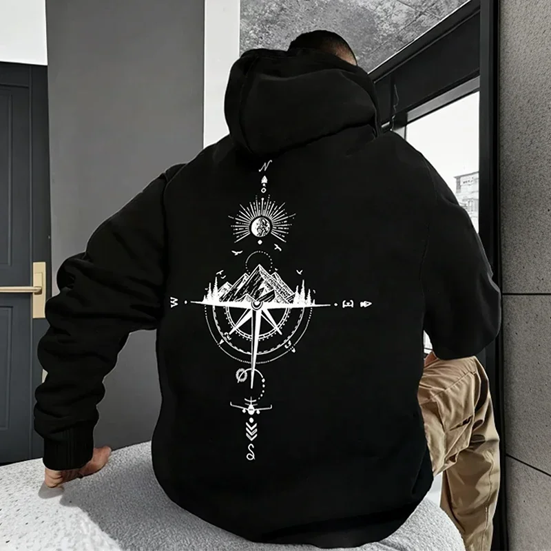 Men's High Quality Hooded Long Sleeve Pullover Hoodies