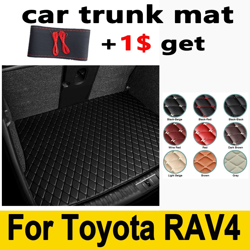 

Коврик для багажника автомобиля Toyota RAV4 RAV 4 Suzuki Across XA50 2019 ~ 2022, водонепроницаемые подкладки для багажника, автомобильные аксессуары, коврики для багажника