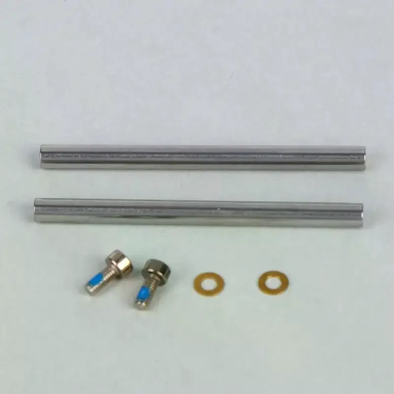Pièces hélicoptère RC métal argent - Lot de pièces détachées drone