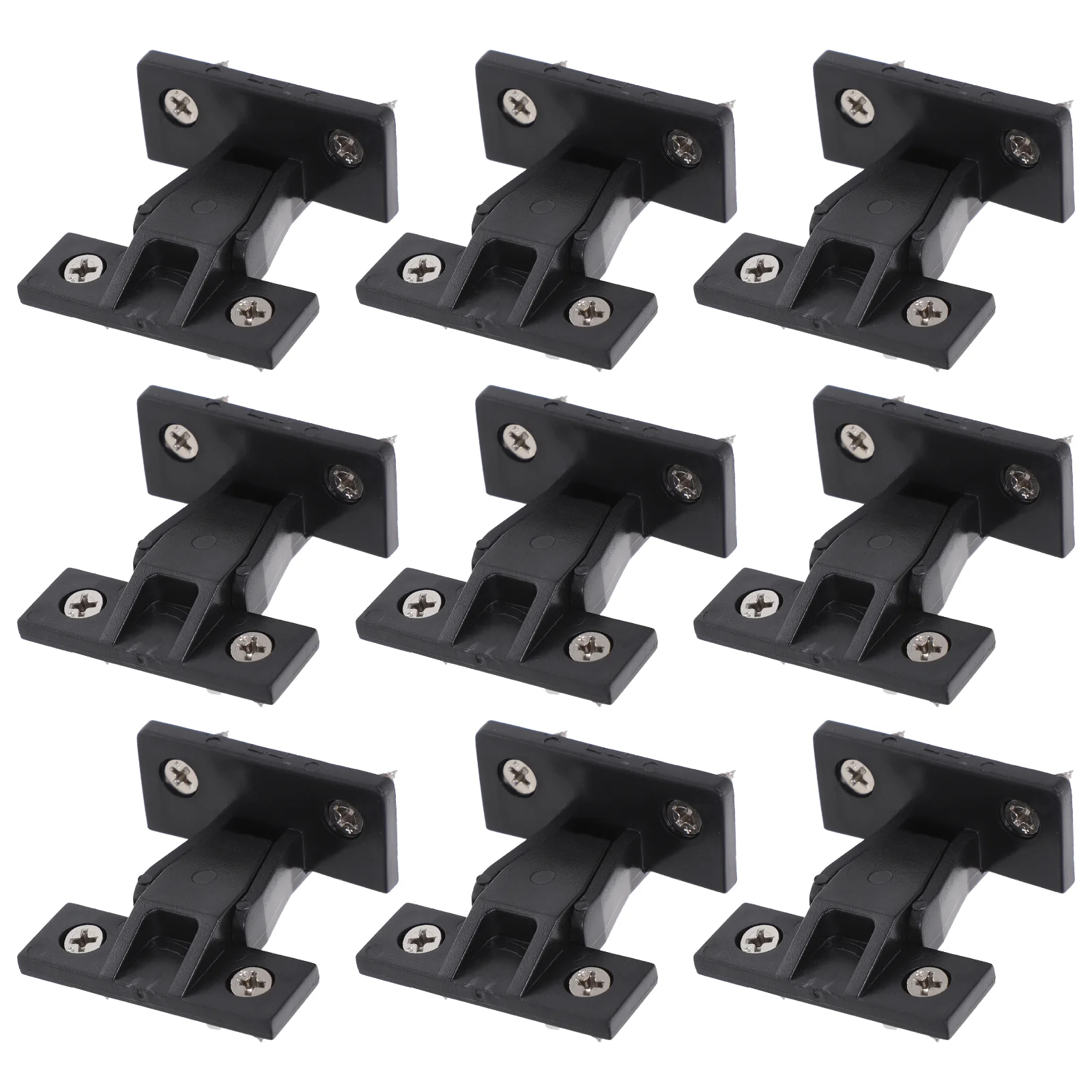

10 Pcs Furniture Connector Panel Clamps Kitchen Cabinets Corner Buckle for Wardrobe Mounting Fake Drawer