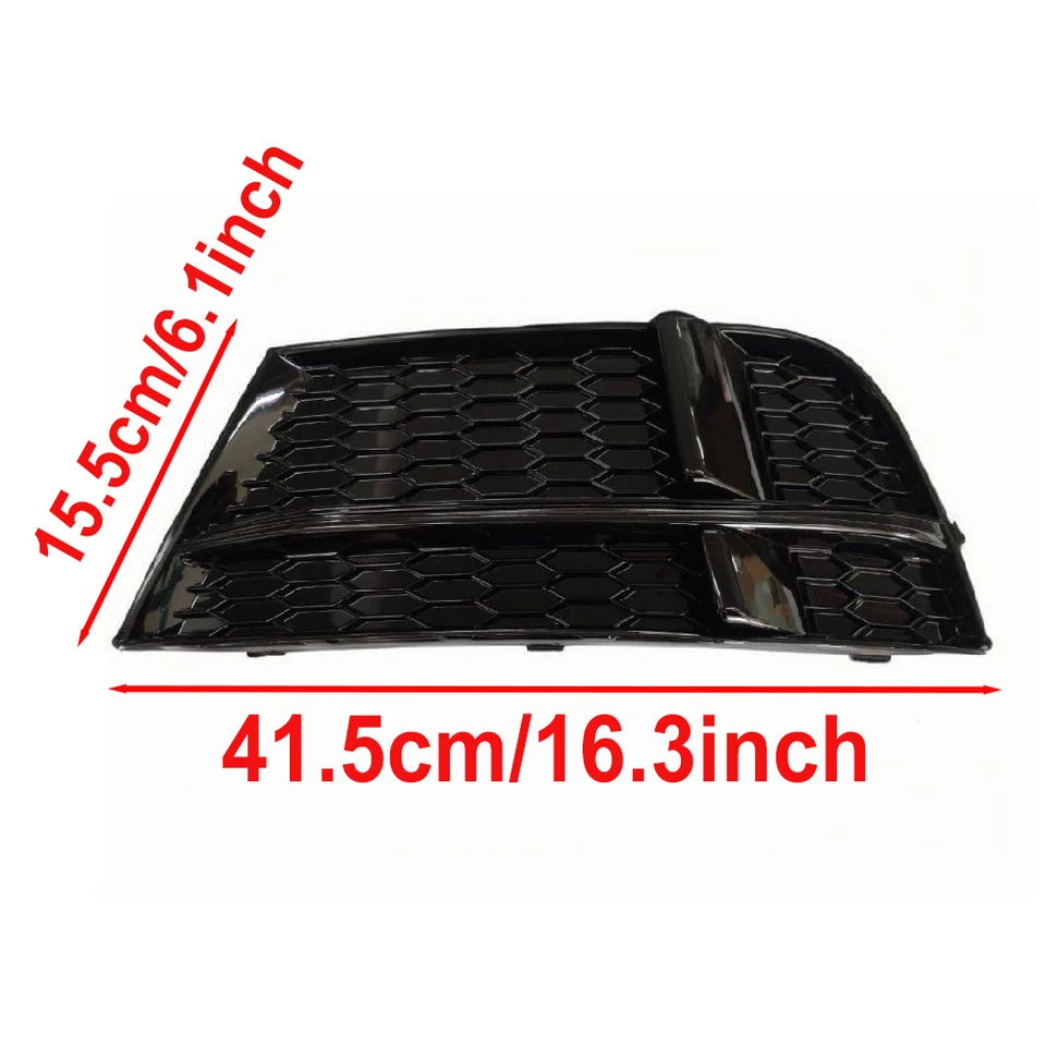 Grille De Pare-chocs Avant Antibrouillard Pour Audi, Grille En Maille Accent D'abeille, Coque De Protection, Audi A3 S Line Dehors S3, 2016, 2017, 2018, 2019, 2020, Paire