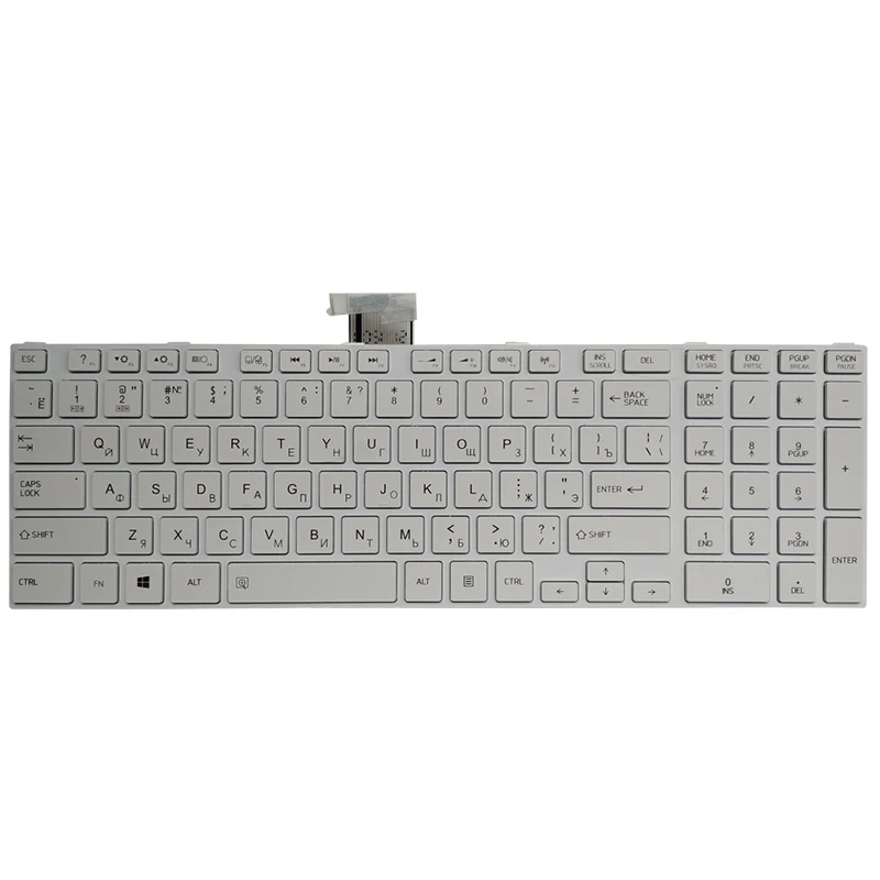 Russo Russo Teclado Laptop para Satélite Toshiba L50-a S50-a S50t-a S50d-a S55-a S55d-a S55t-a L70-a L75-a C70-a C75-a - Imagem 6