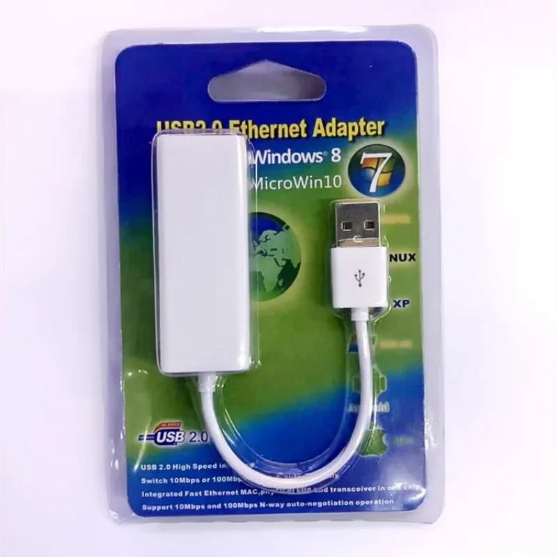 PC Ʈ  USB 2.0-RJ45  Ʈũ ̴  ī, 10/100Mbps Ʈũ ī Ŀ