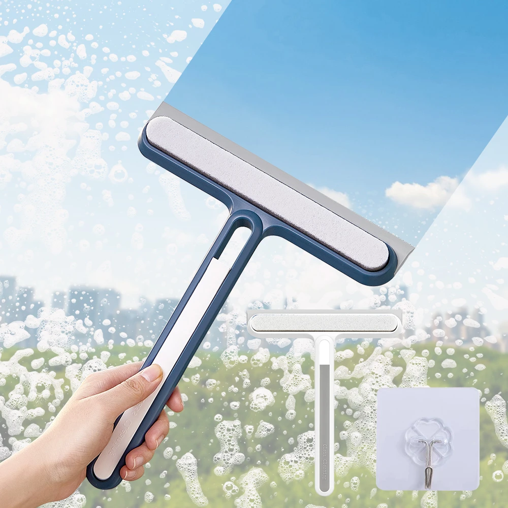 4 And 1 Multifunctional Shower Squeegee Silicone Scraper Cleaner For