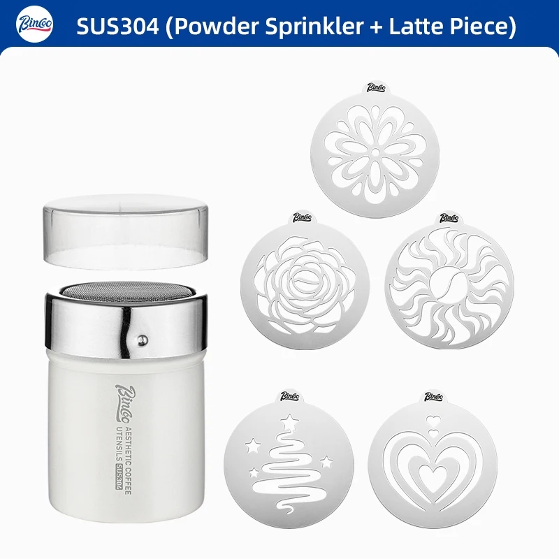 تزيين وفن القهوة قوالب لاتيه ستانلس ستيل