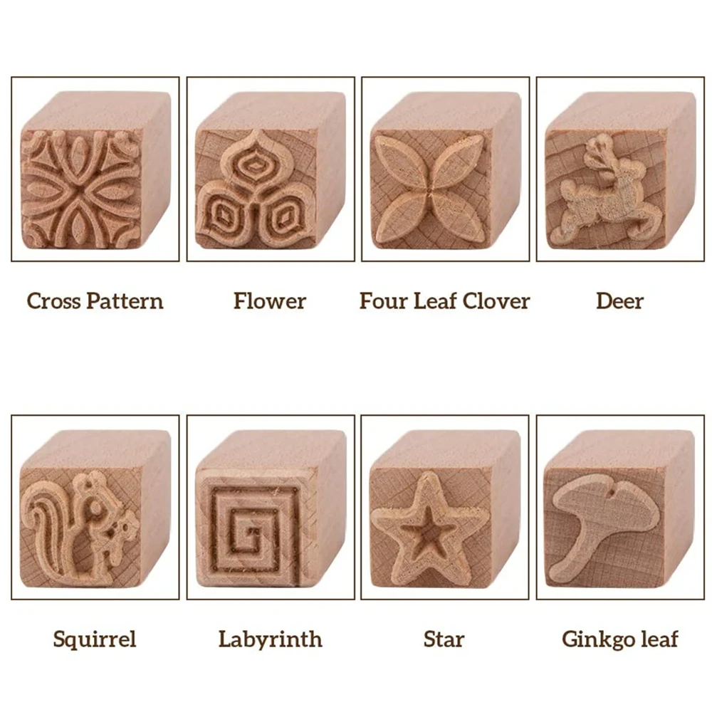 Embossing stamp for polymer clay Clover Floral texture plate